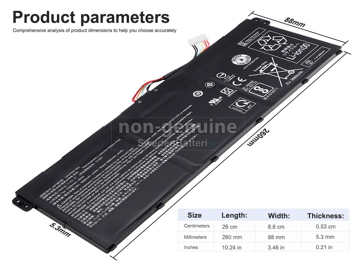 batteri till Acer Aspire 3 A315-44P