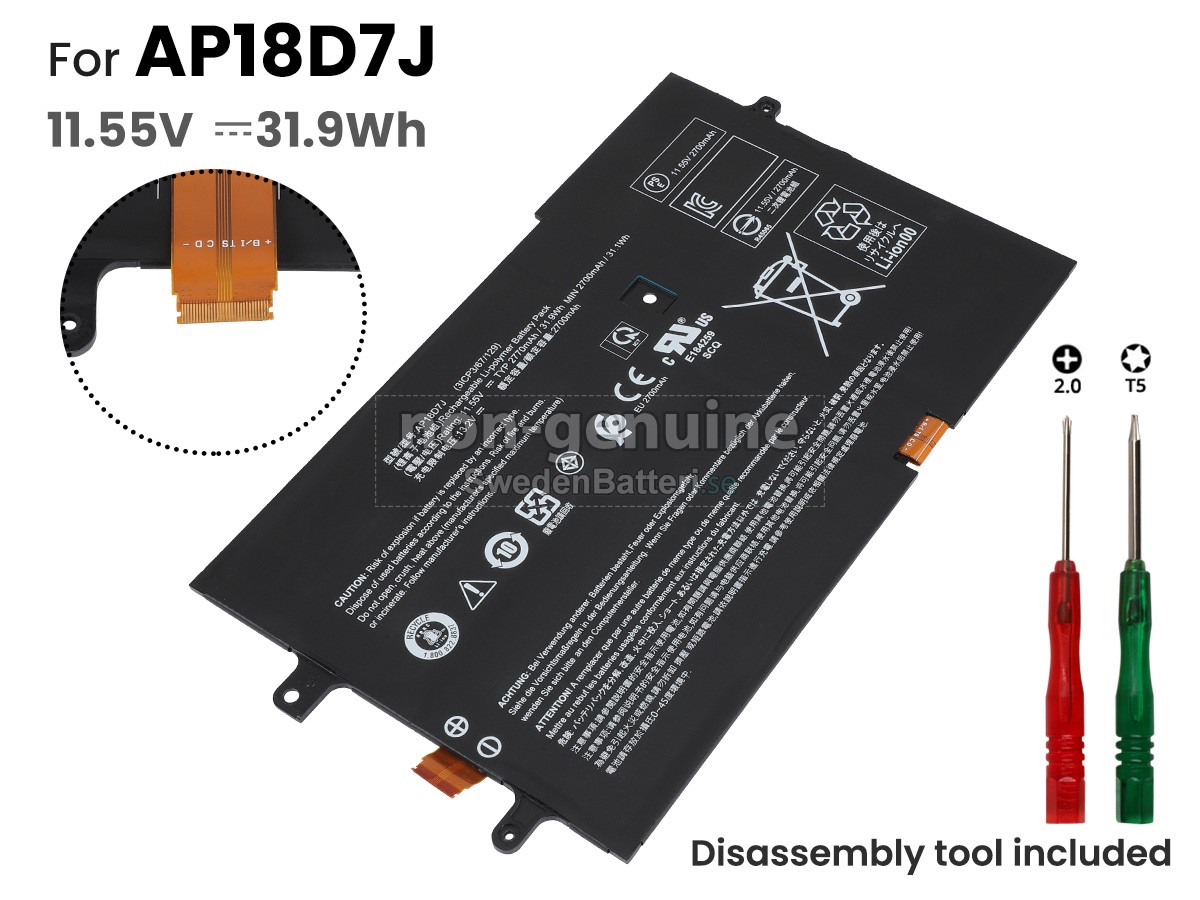 batteri till Acer SWIFT 7 SF714-52T