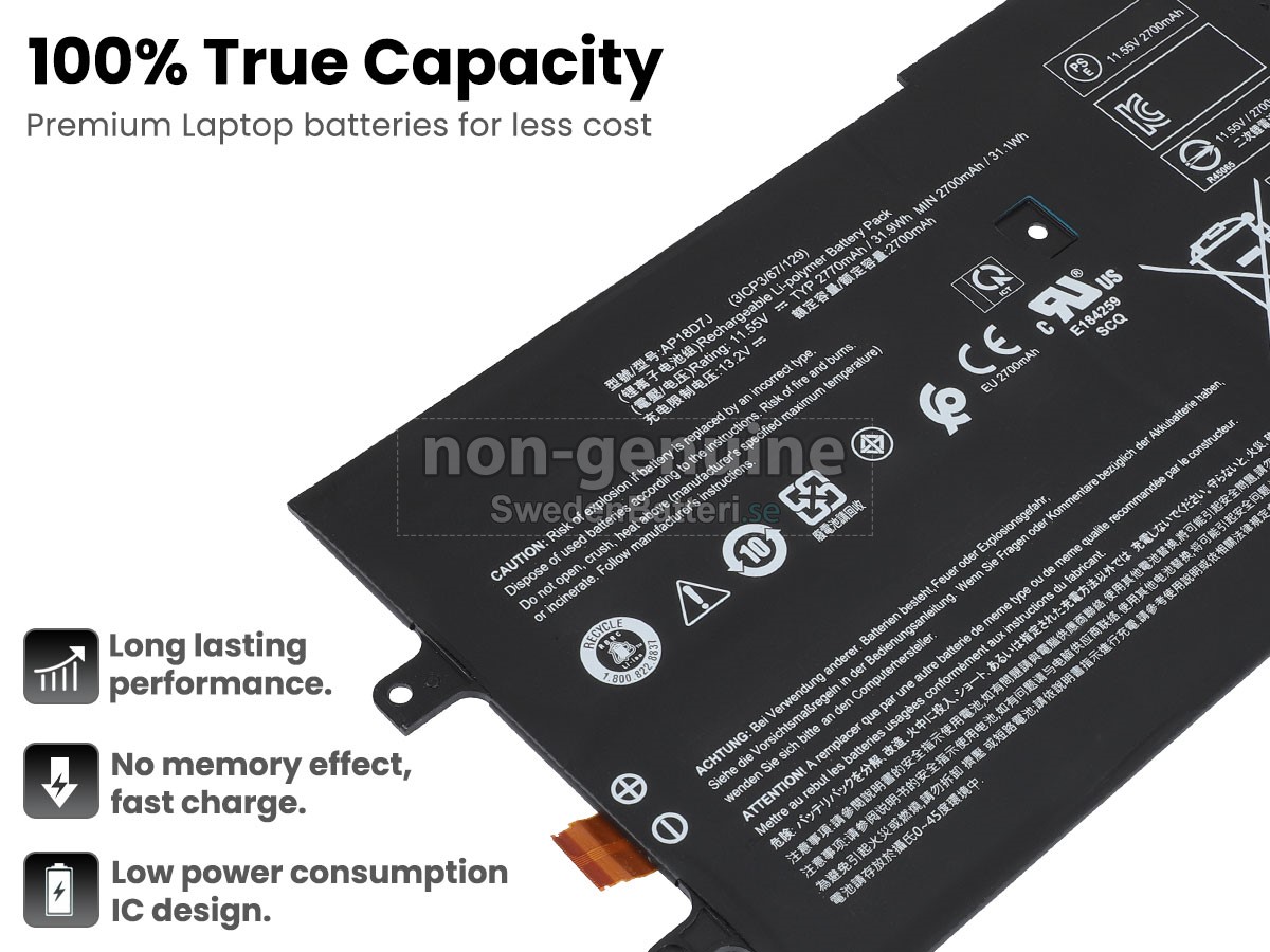 batteri till Acer SWIFT 7 SF714-52T