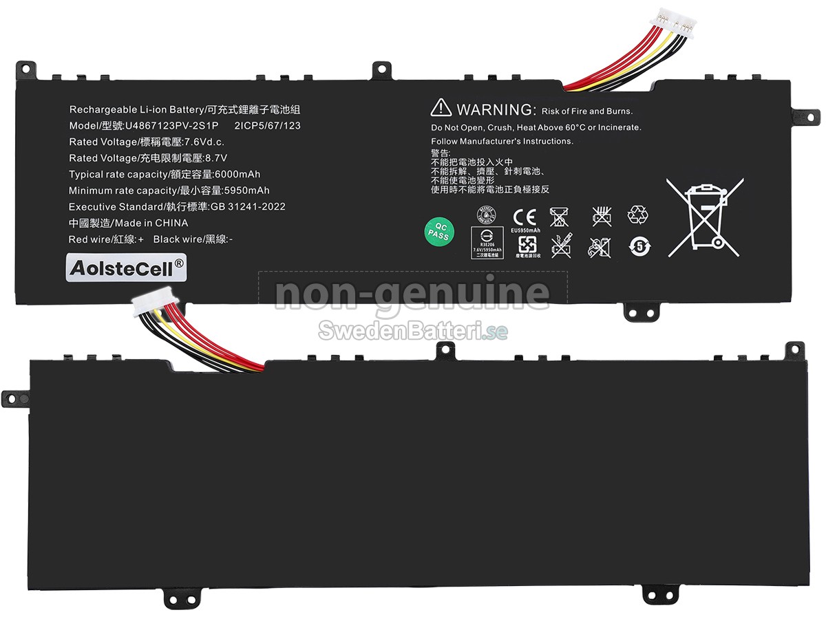 batteri till Acer 4964121-2S1P