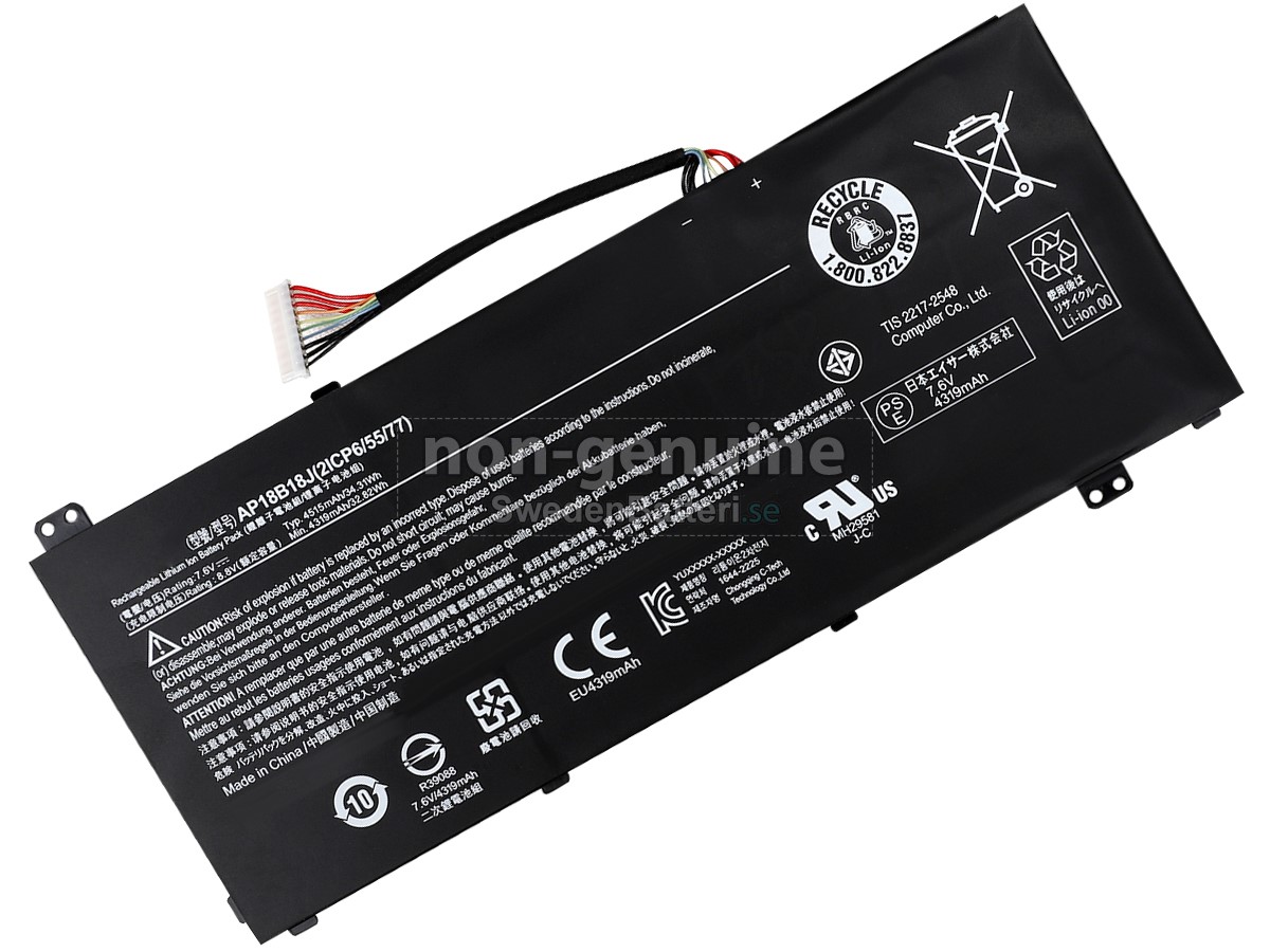 batteri till Acer AP18B18J(2ICP6/55/77)
