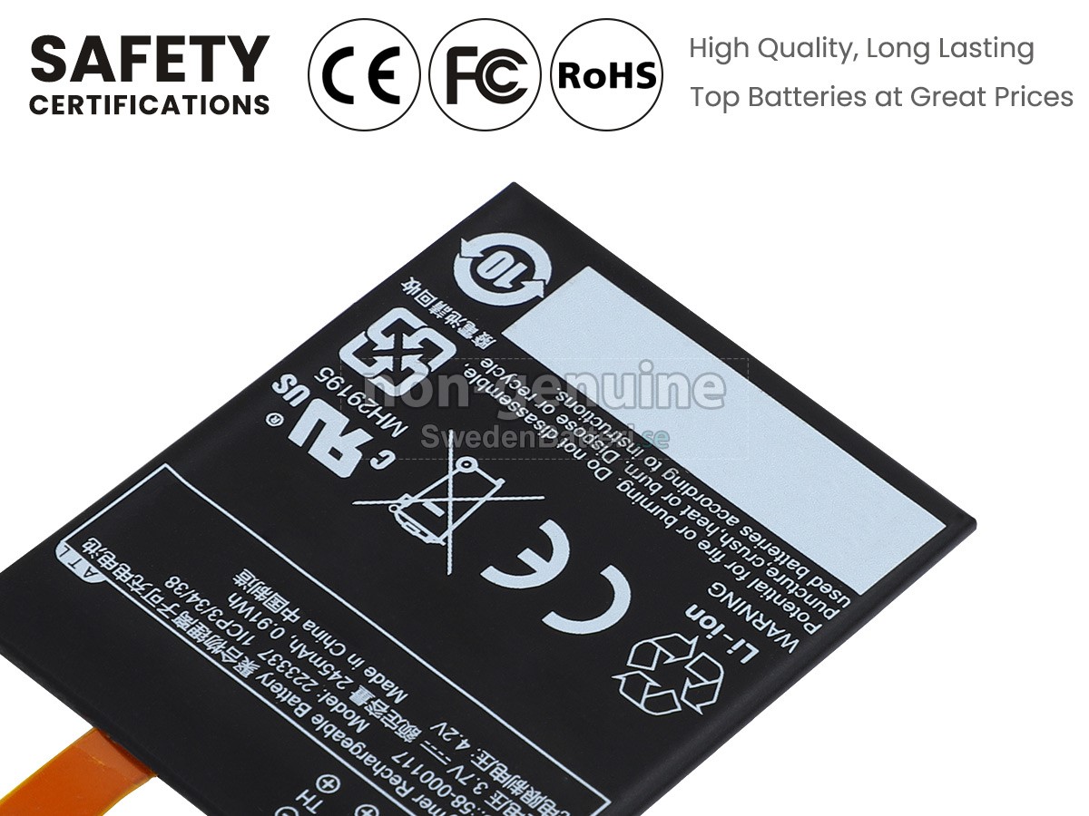 batteri till Amazon 58-000117