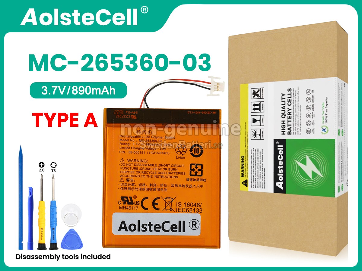 batteri till Amazon KINDLE 7TH GENERATION