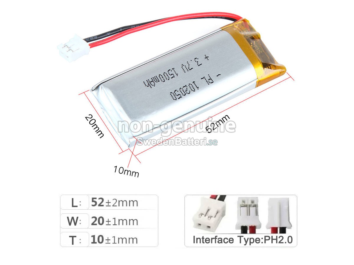 batteri till AolsteCell 102050
