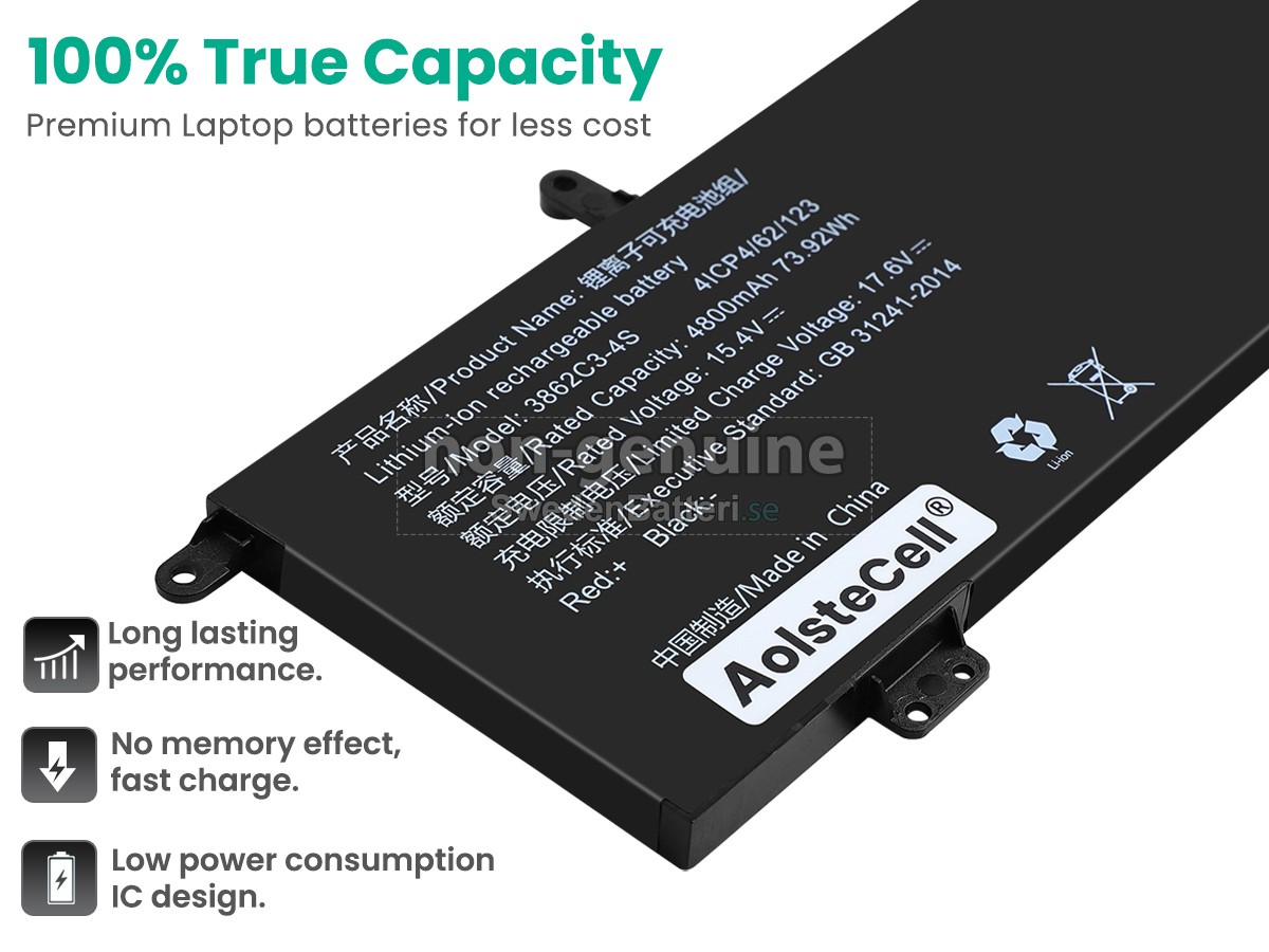 batteri till AolsteCell 3862C3-4S
