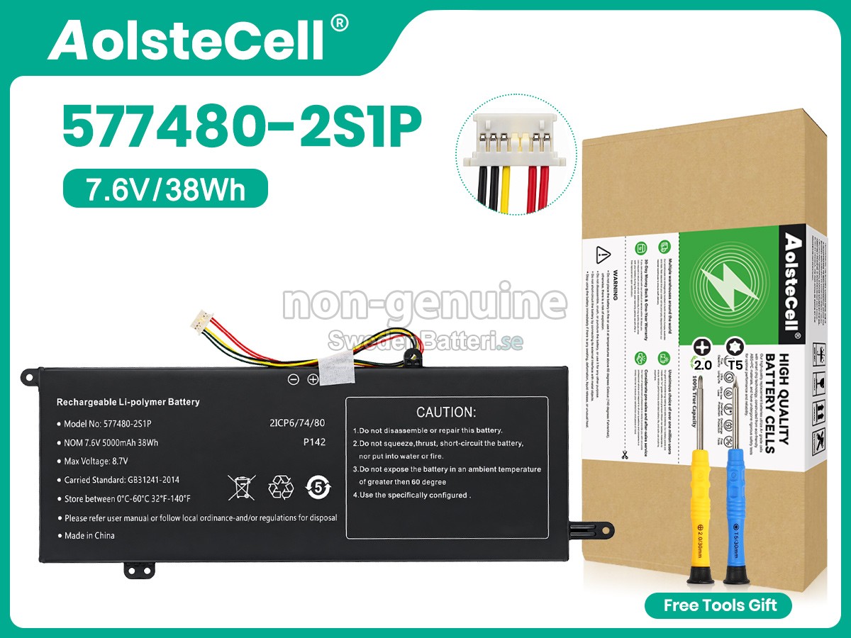 batteri till AolsteCell 577480-2S1P
