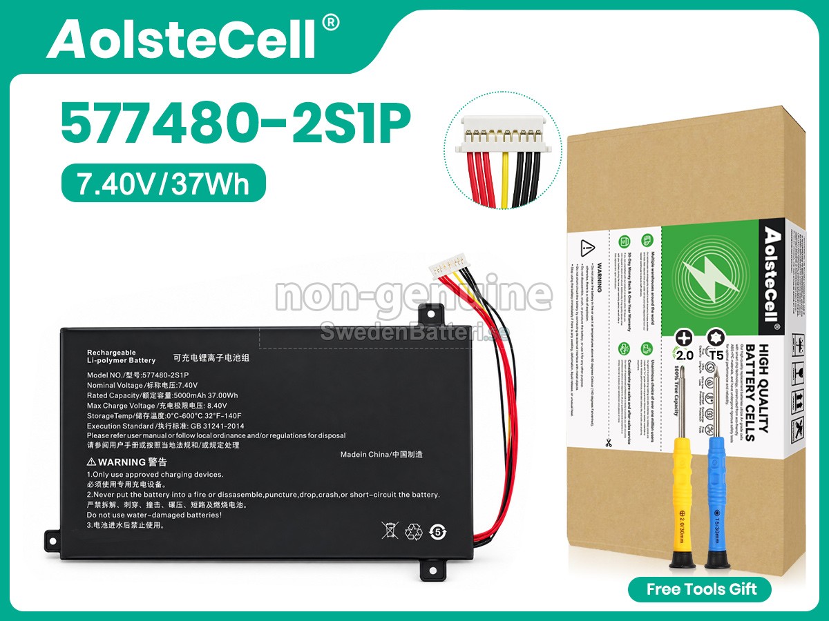 batteri till AolsteCell 577480-2S1P