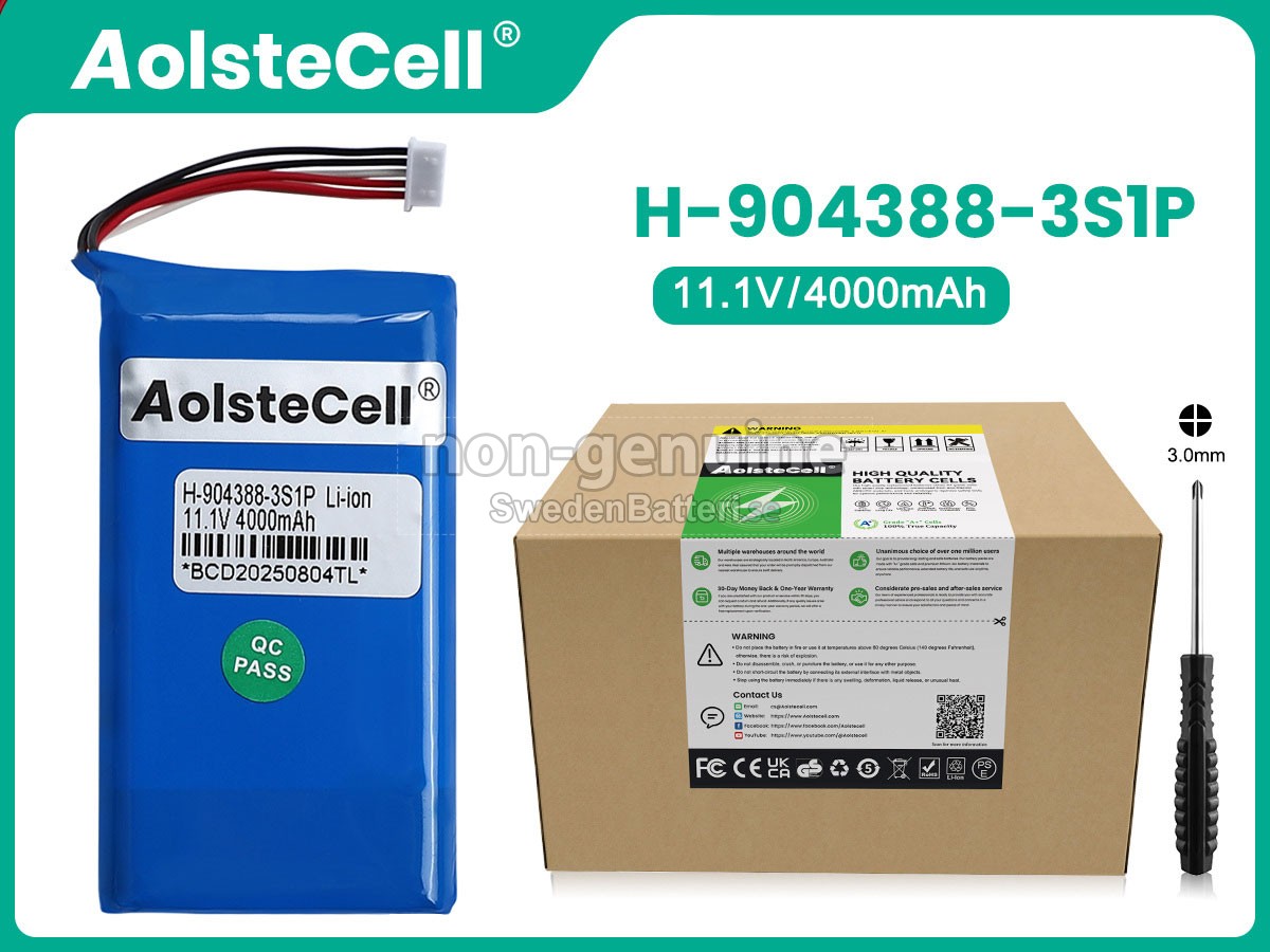 batteri till AolsteCell H-904388-3S1P