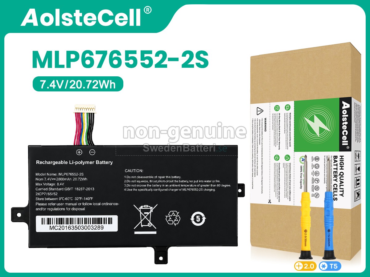 batteri till AolsteCell MLP676552-2S