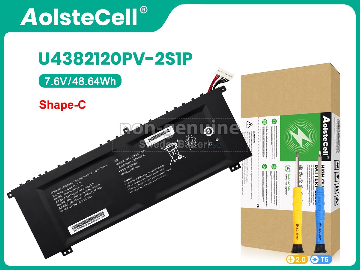 batteri till AolsteCell U4382120PV-2S1P
