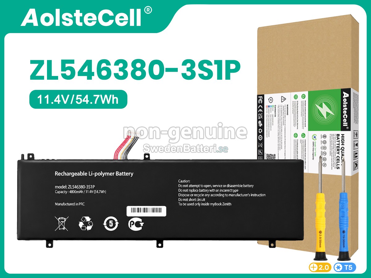 batteri till AolsteCell ZL546380-3S1P
