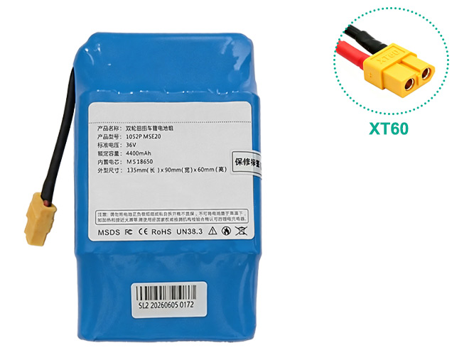 Batteri till  AolsteCell 10S2P MSE20 36V 4400mah  XT60