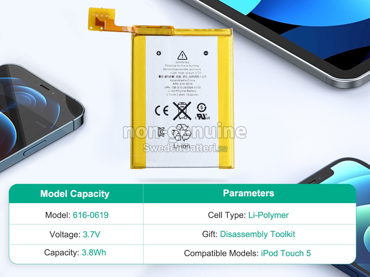 batteri till Apple A1509