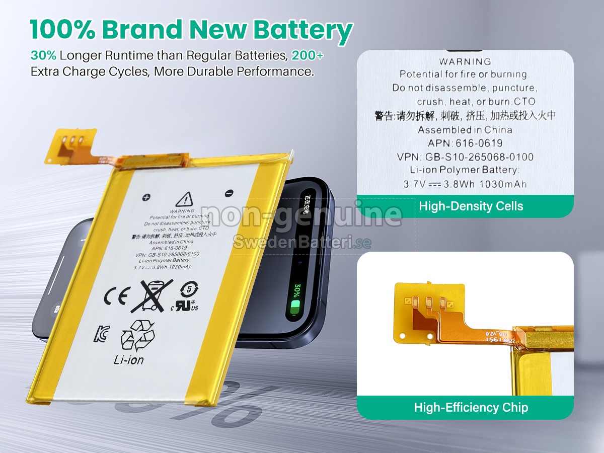 batteri till Apple A1509