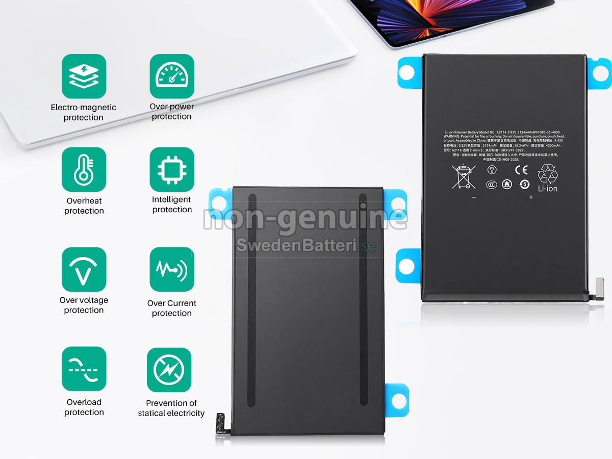 batteri till Apple Mini 5