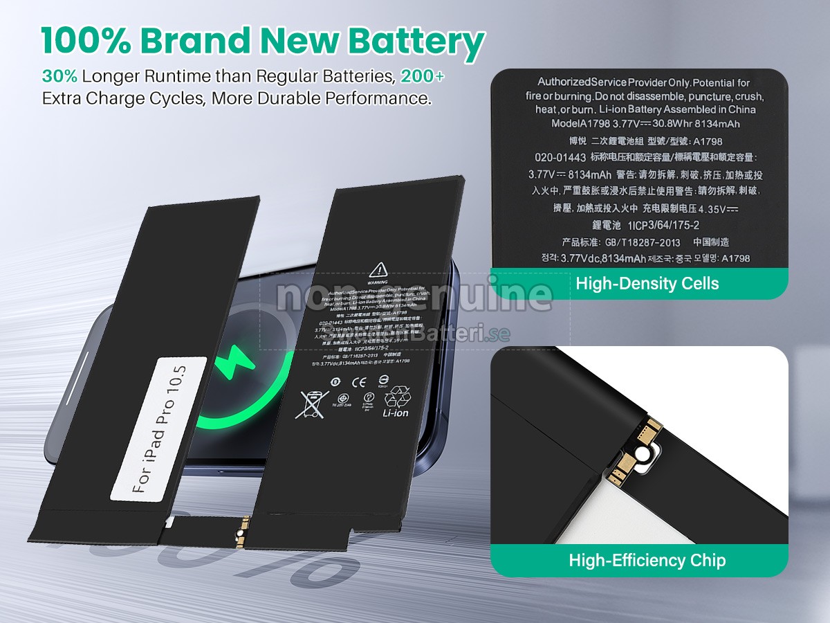 batteri till Apple A1798