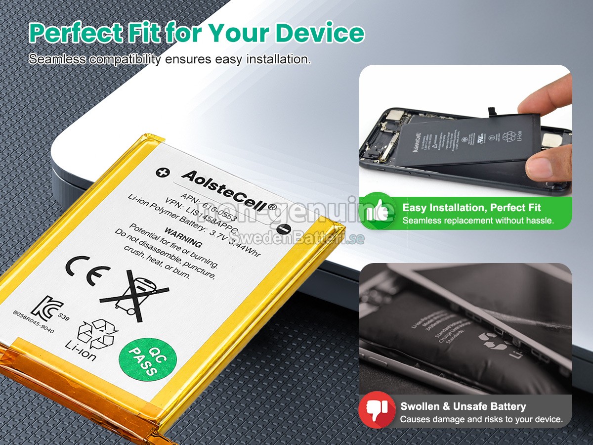 batteri till Apple 616-0550
