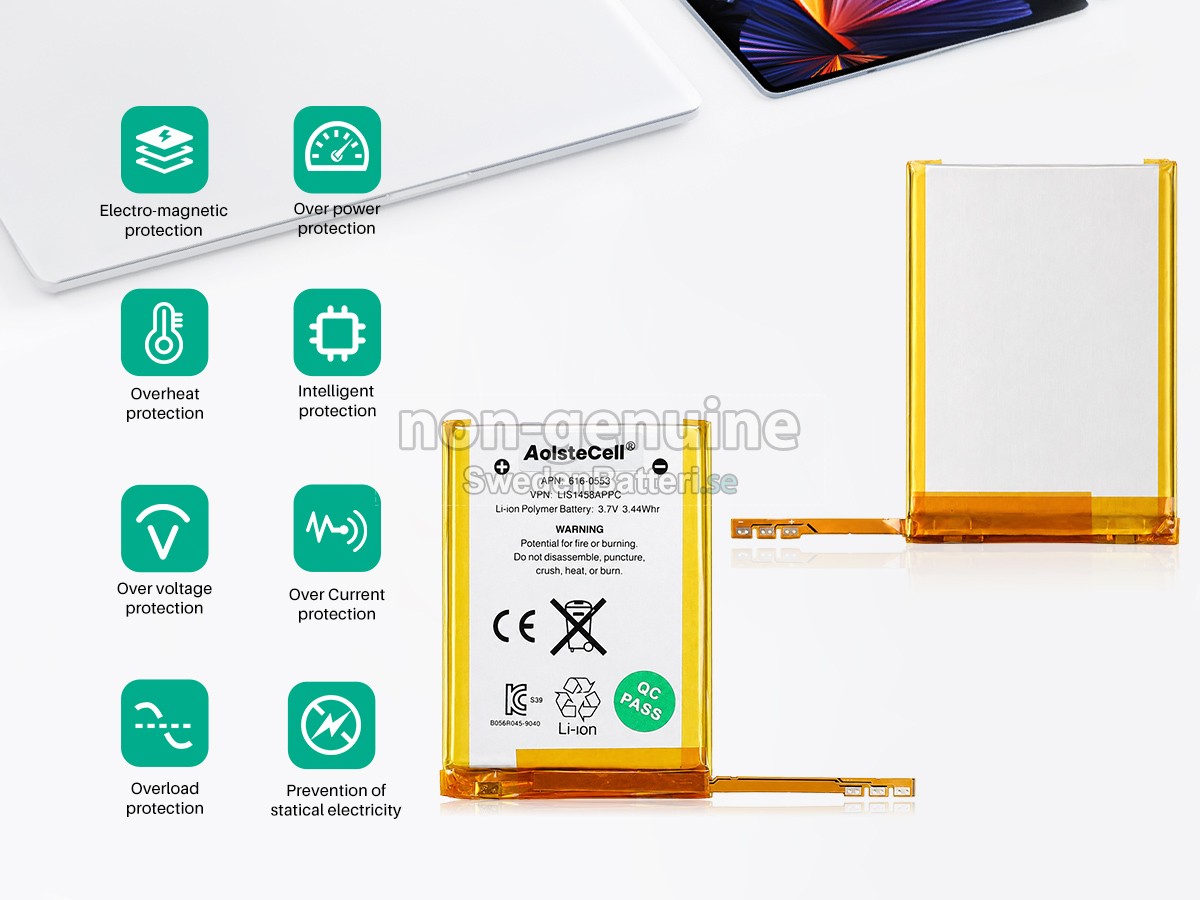 batteri till Apple 616-0550
