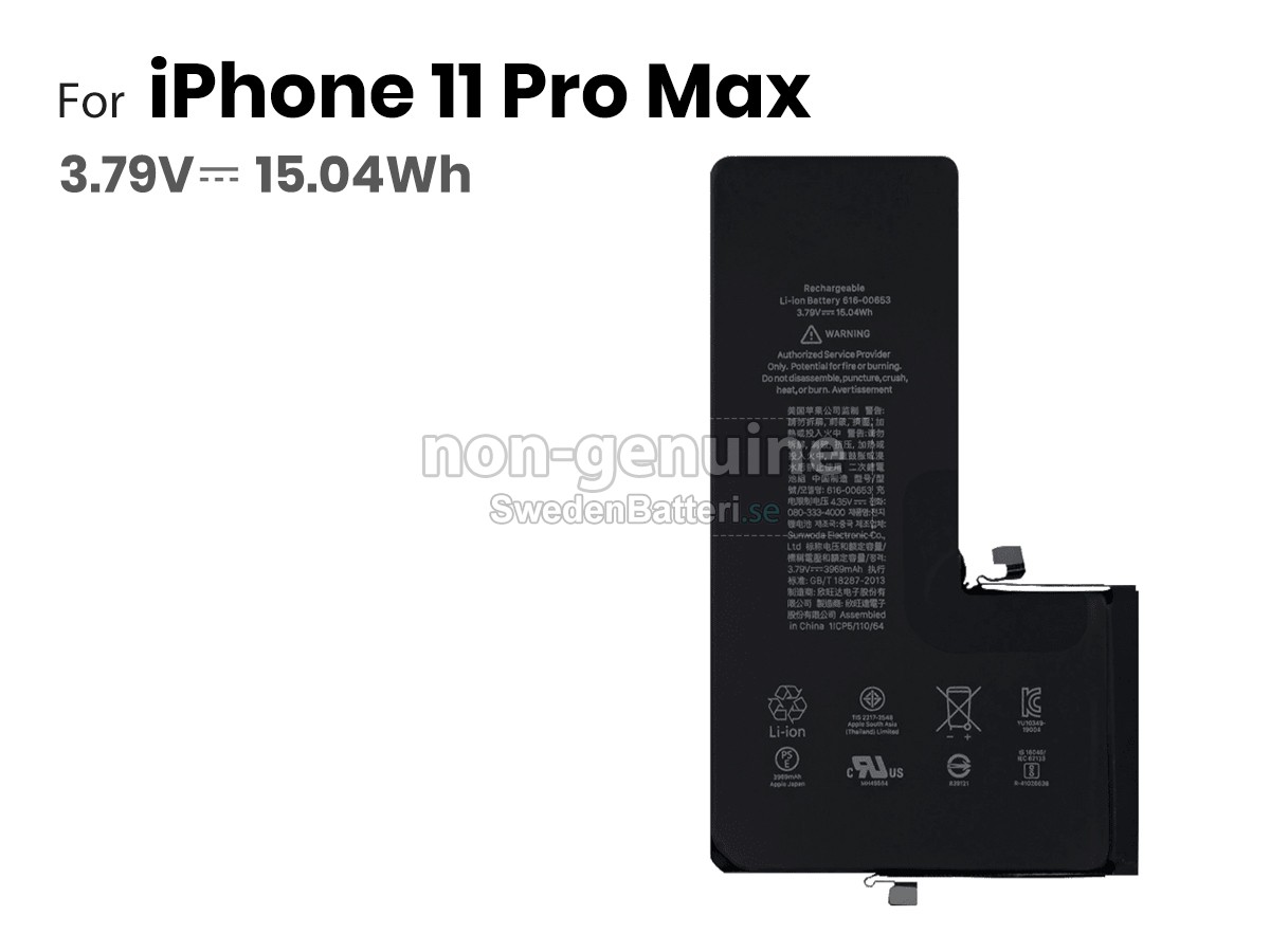 batteri till Apple 616-00653