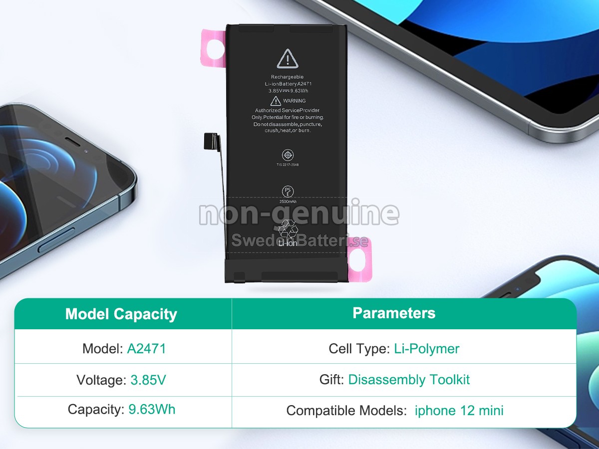 batteri till Apple A2398 EMC 3540