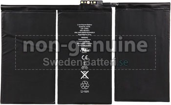 25Wh Apple A1396 laptop batteri från Sverige