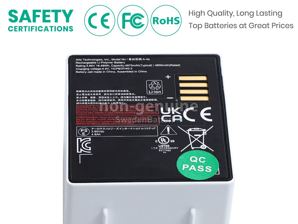 batteri till Arlo ULTRA 2