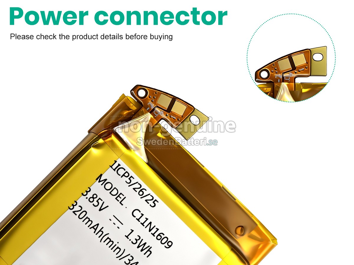 batteri till Asus ZENWATCH 3 WI503Q