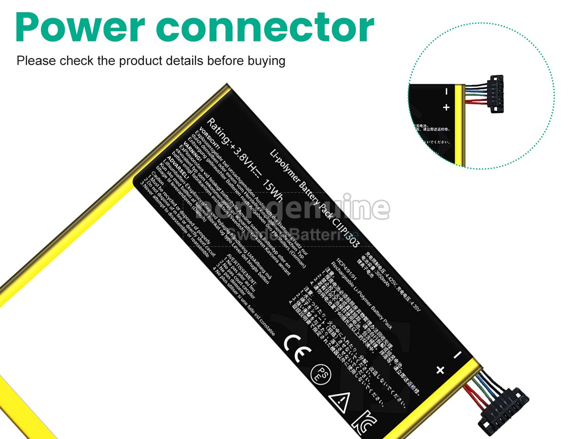 batteri till Asus K008