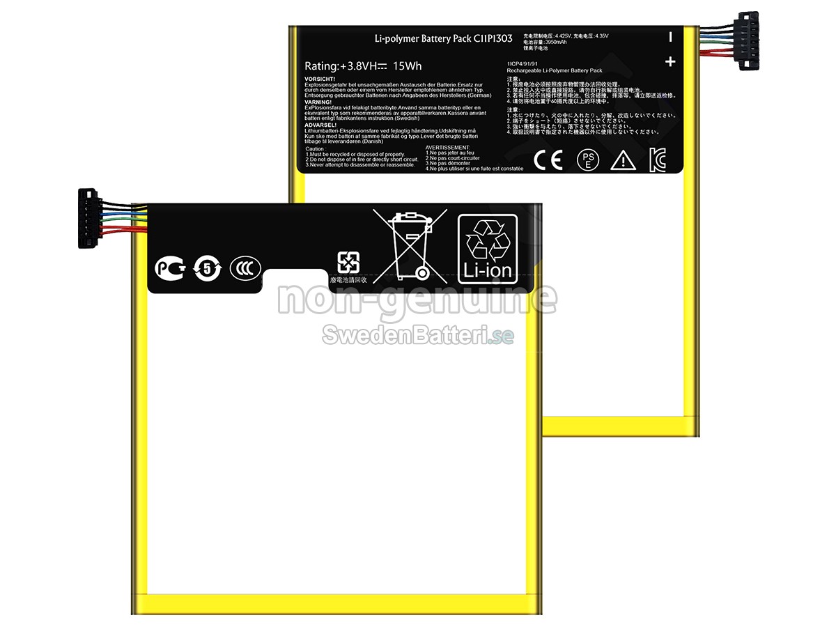 batteri till Asus K008
