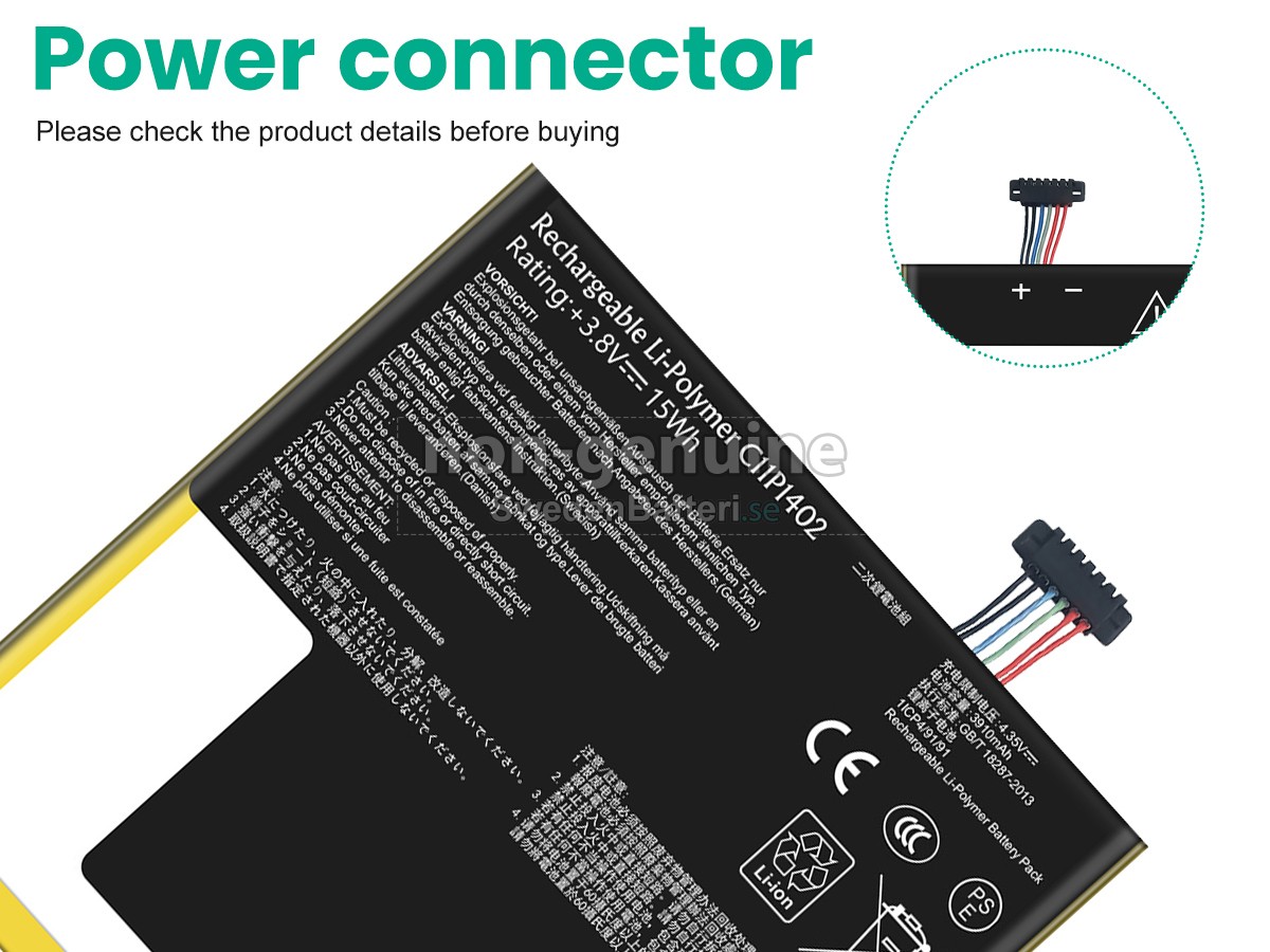 batteri till Asus FE375CG