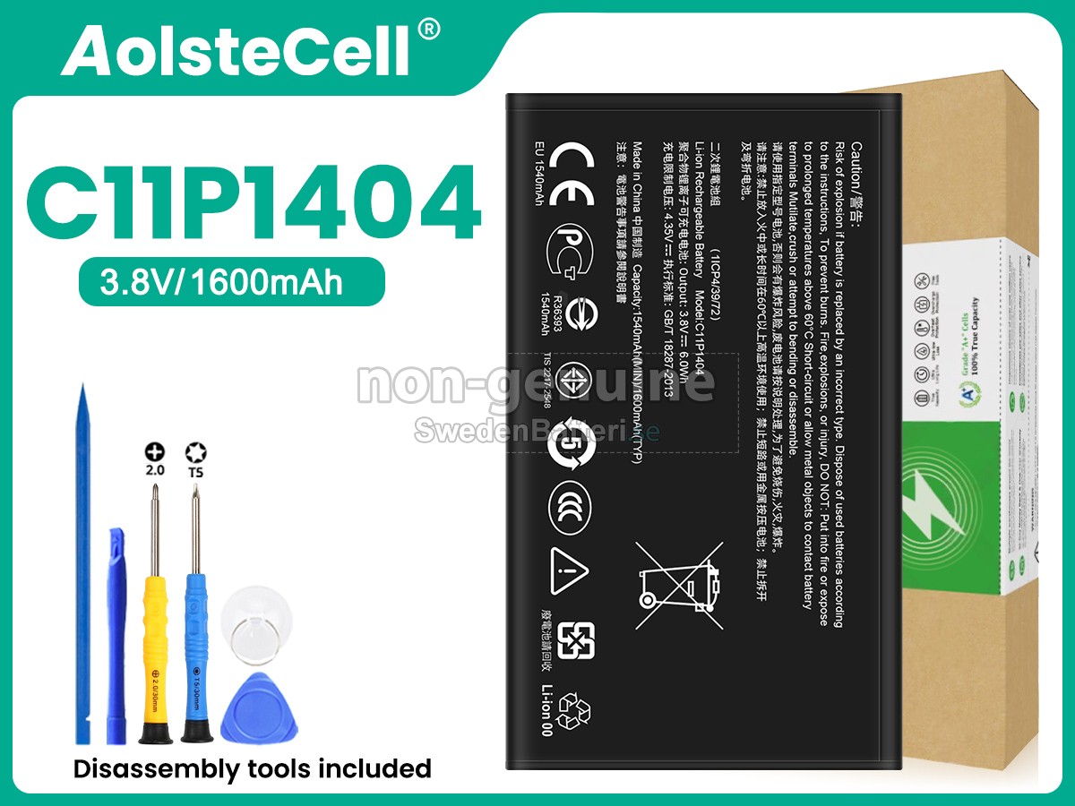 batteri till Asus C11P1404