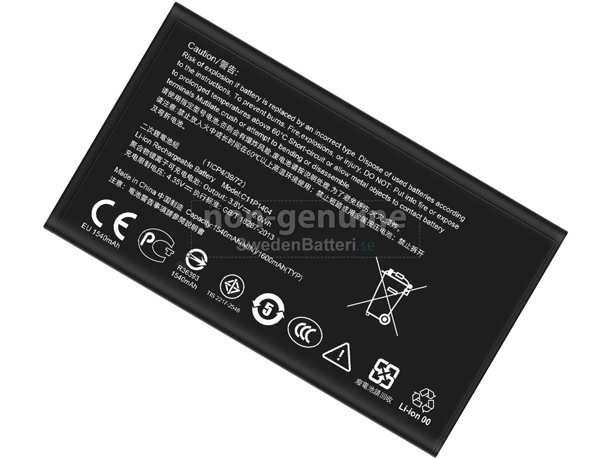 batteri till Asus C11P1404