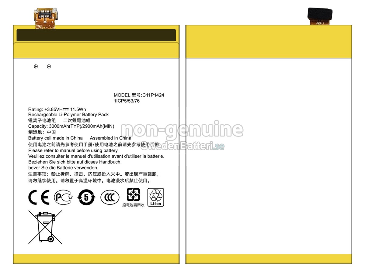 batteri till Asus ZE551MC