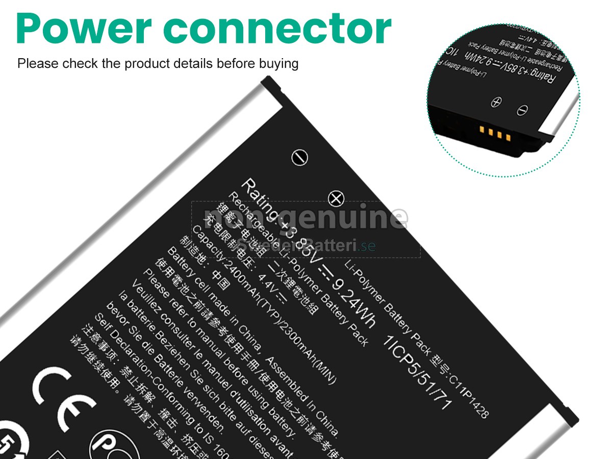 batteri till Asus ZENFONE 2 MINI