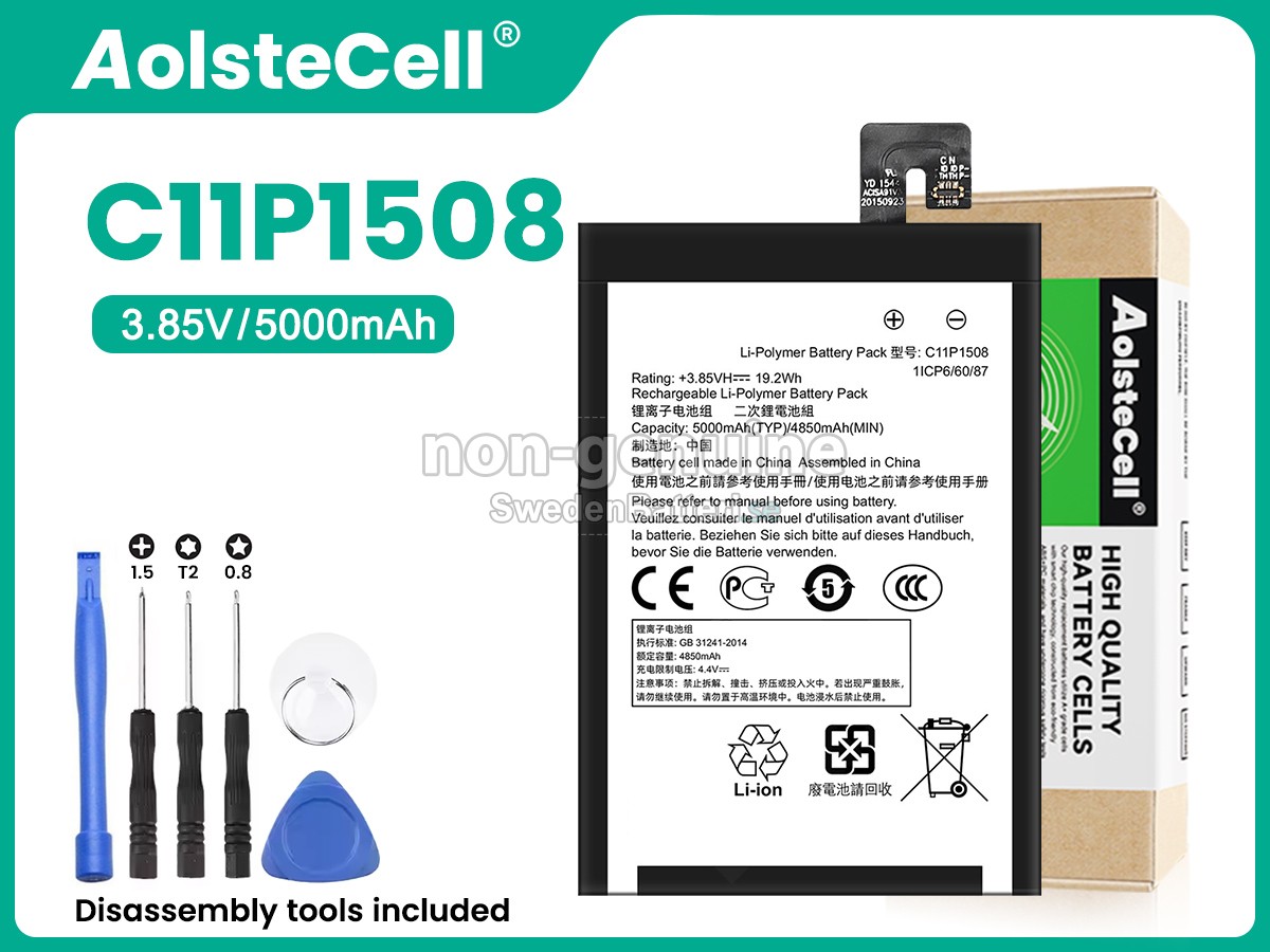 batteri till Asus C11P1508