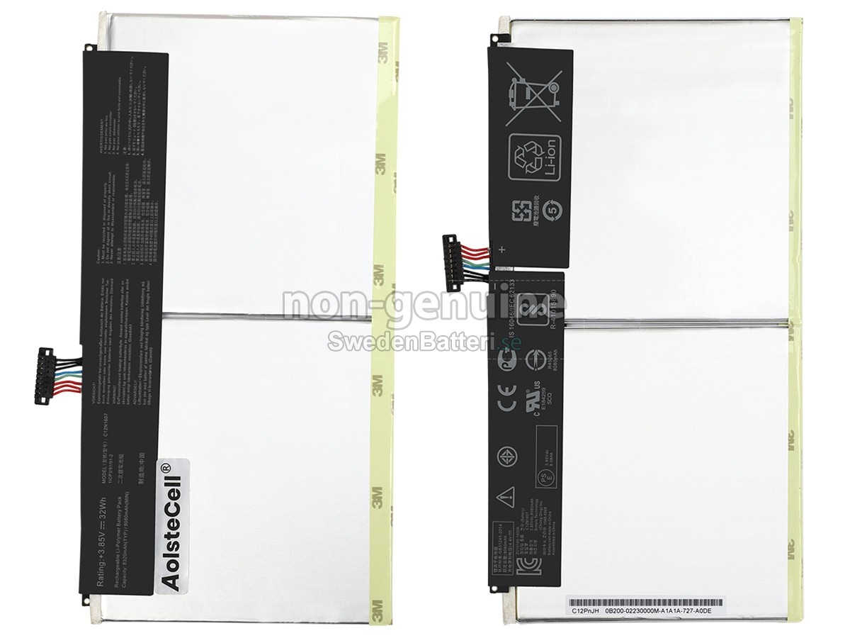 batteri till Asus Transformer MINI T102HA-GR020T