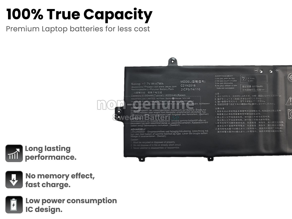 batteri till Asus Chromebook Flip CR1 CR1100FKA-BP0029