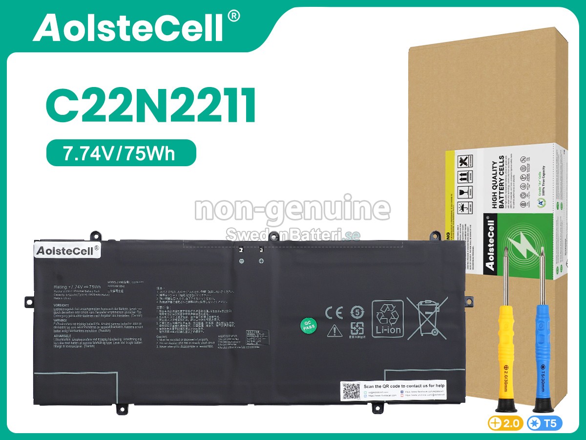 batteri till Asus ZenBook 14 OLED UX3405MA-QD089W