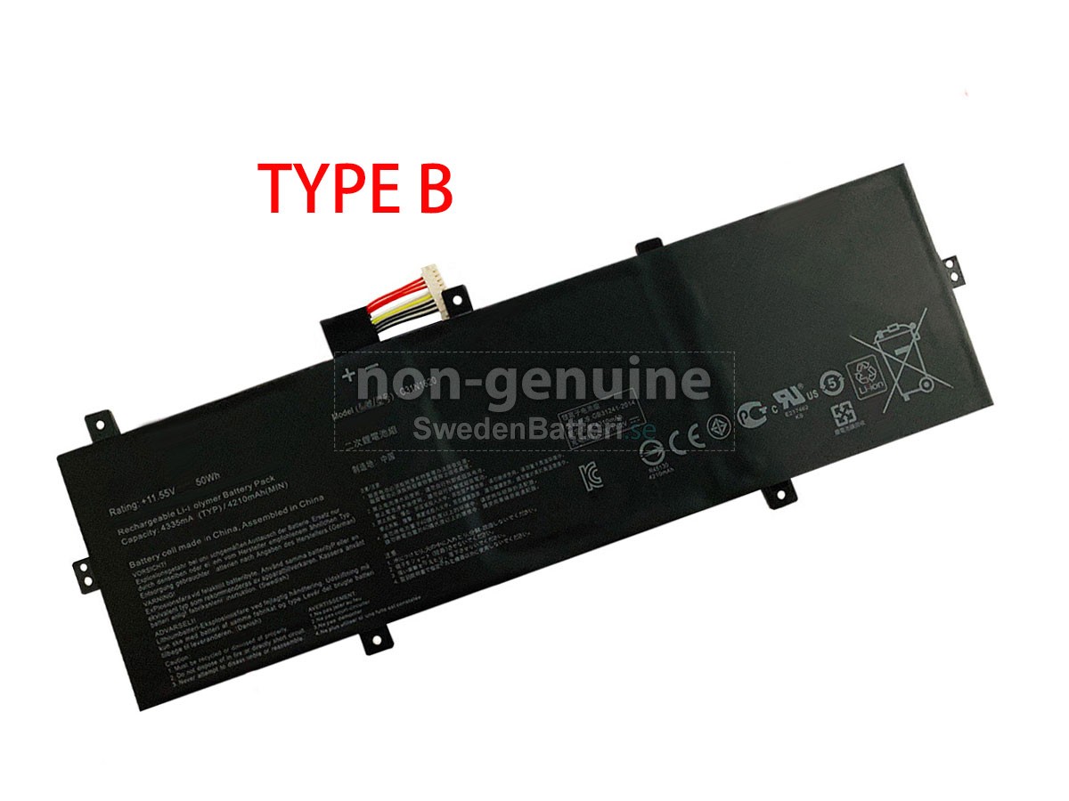 batteri till Asus ZenBook UX3430UA-GV375T