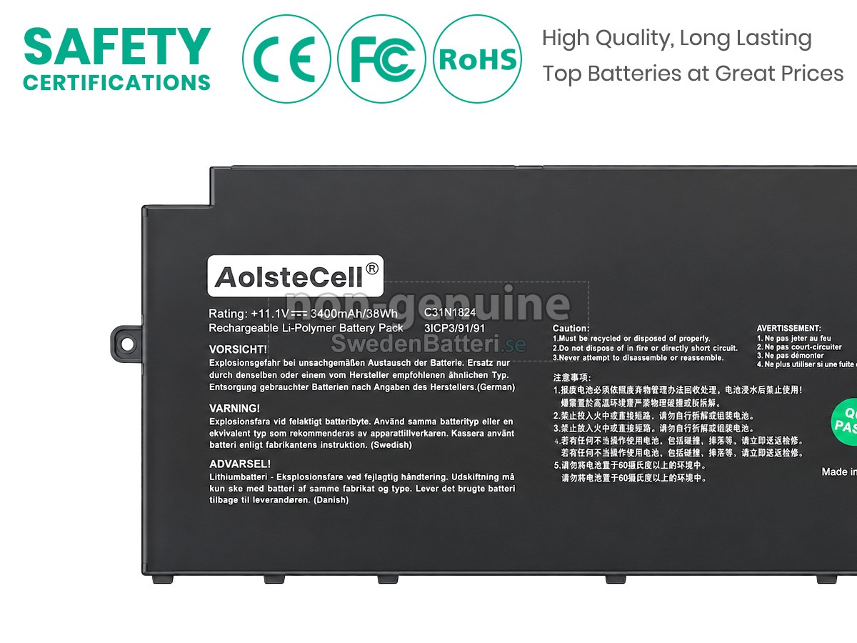 batteri till Asus Chromebook C425TA-AJ0083