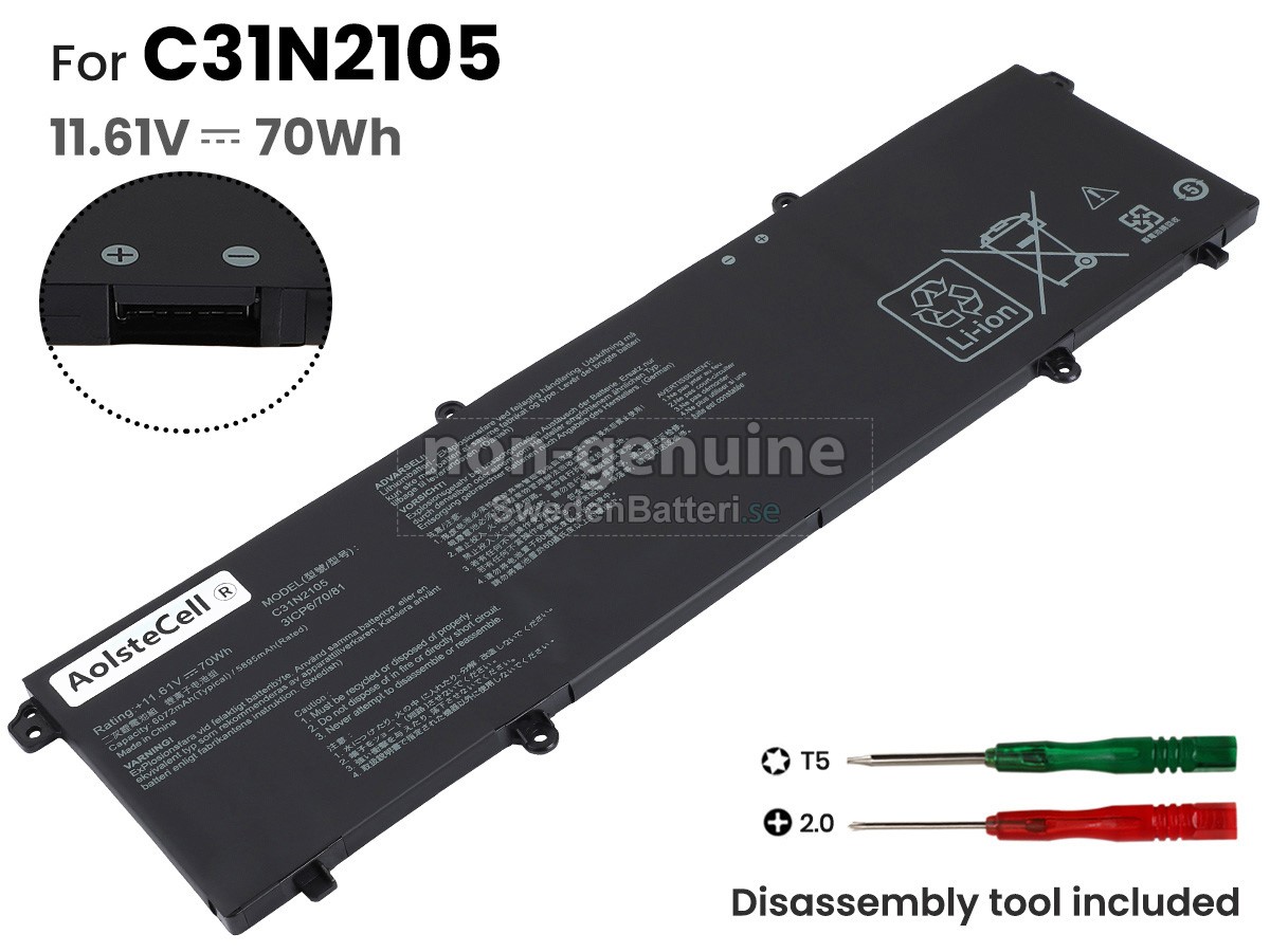 batteri till Asus VivoBook M1503QA-ES74