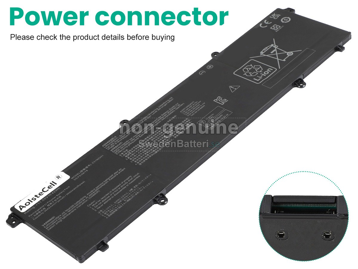 batteri till Asus VivoBook 15 X1504ZA