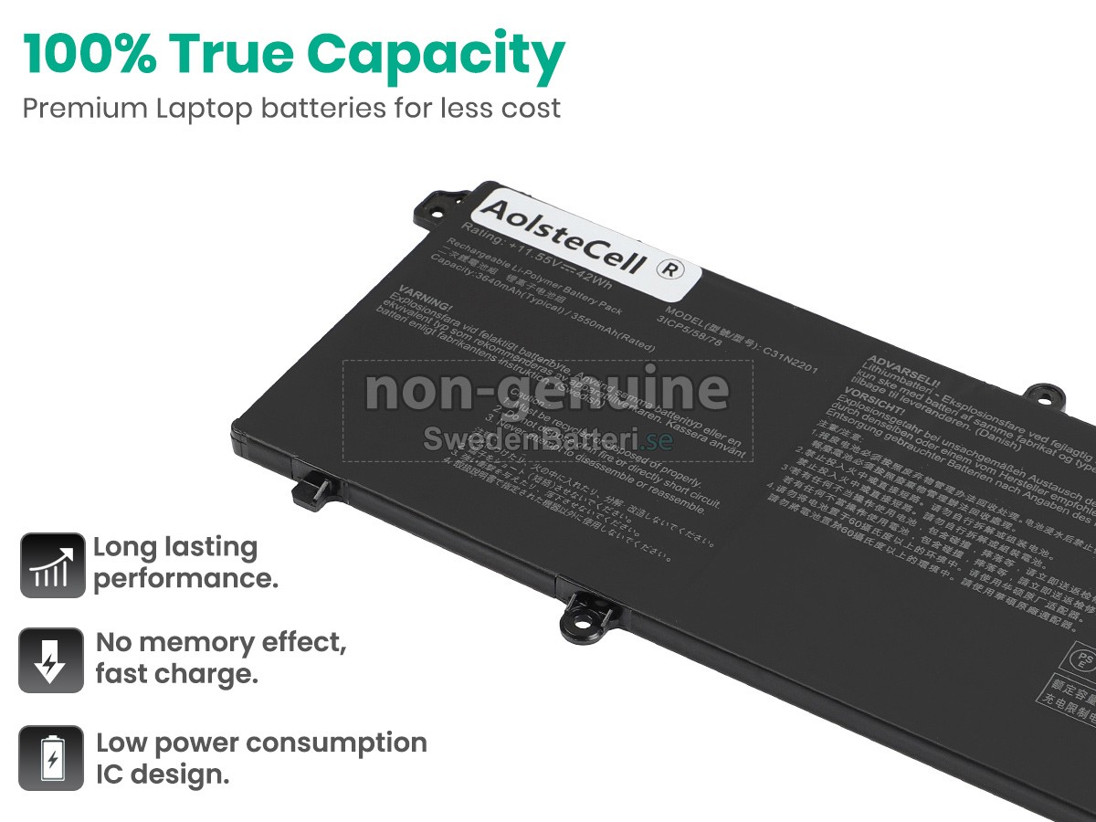 batteri till Asus VivoBook 15 X1504ZA