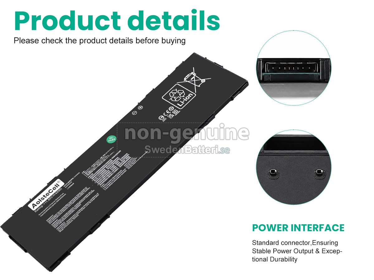 batteri till Asus EXPERTBook P1 P1503CVA