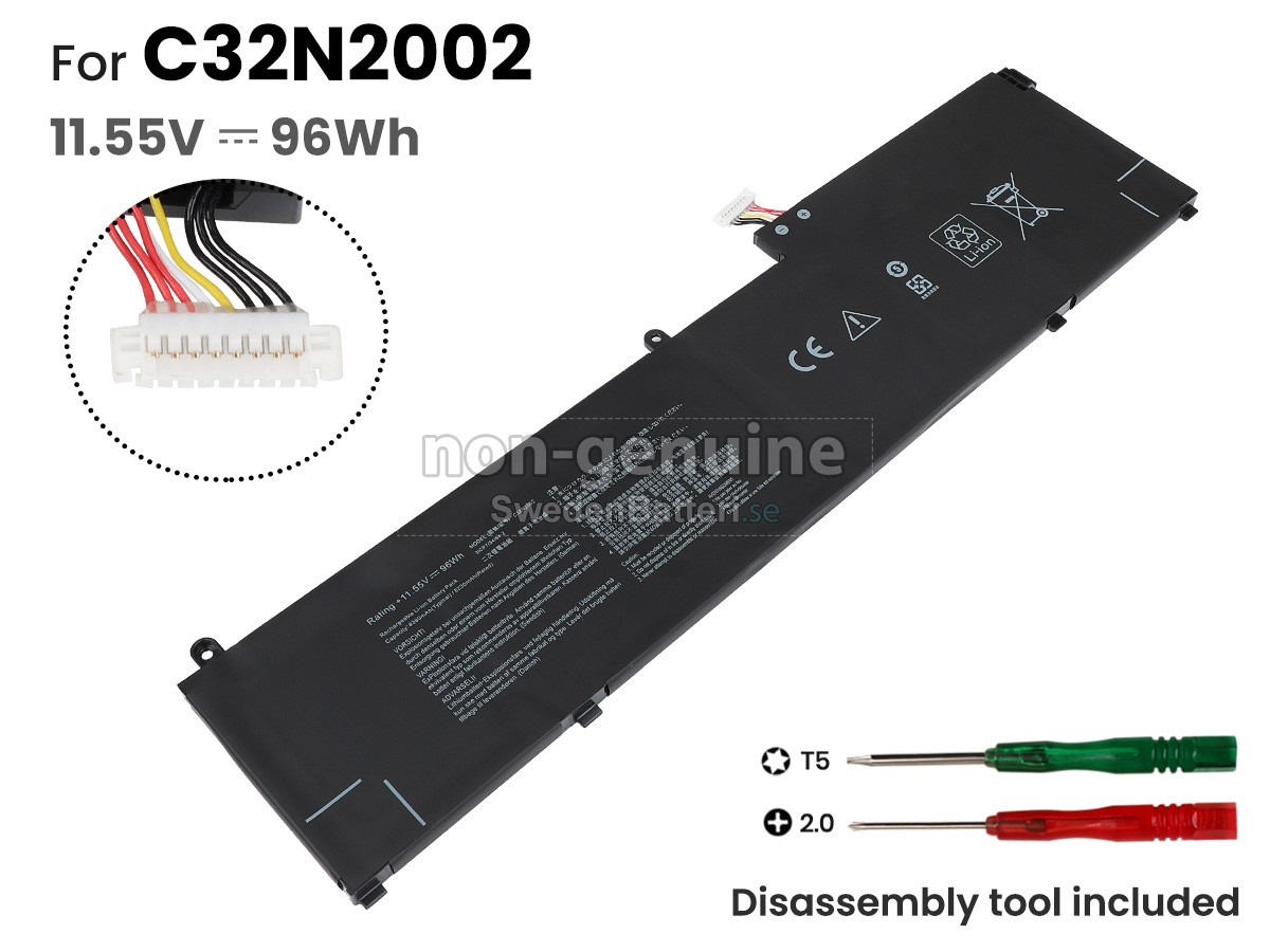 batteri till Asus C32N2002(3ICP7/54/64-2)