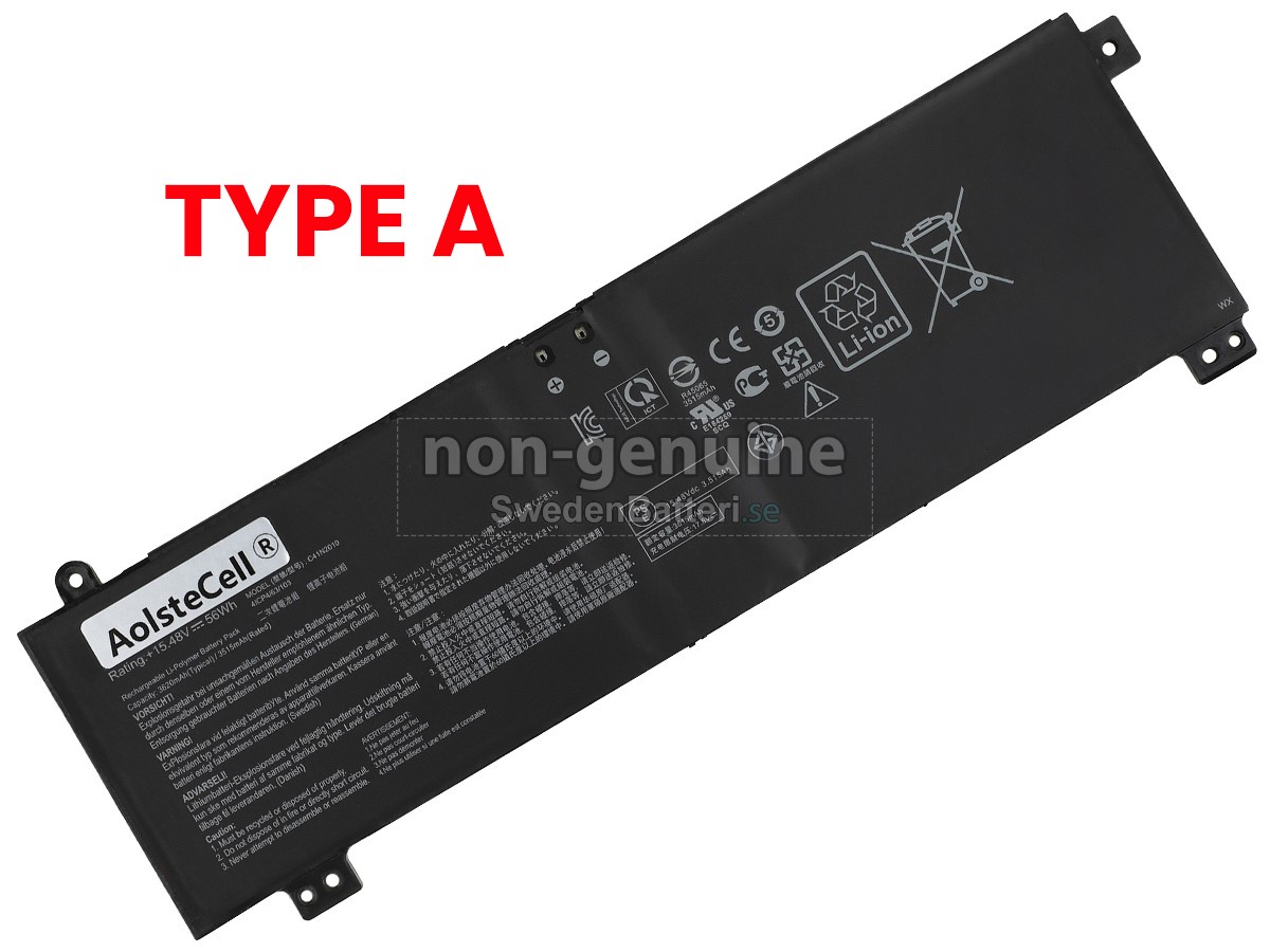 batteri till Asus TUF GAMING A15 FA507RC-HN047