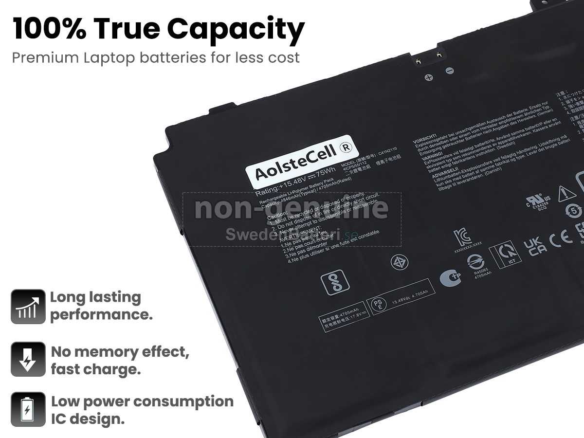 batteri till Asus 0B200-04220000