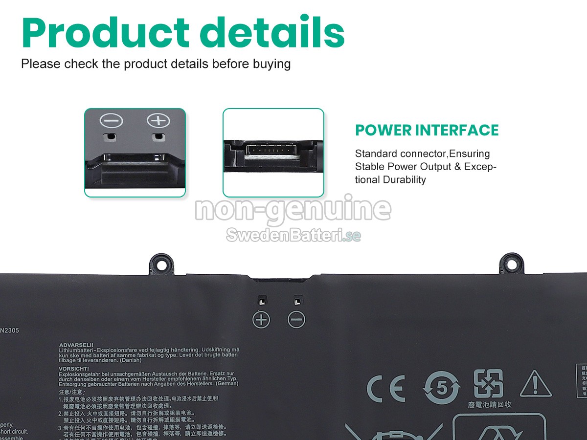 batteri till Asus VivoBook Pro 15 OLED N6506CU-MA040WS