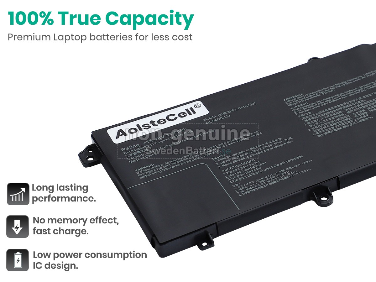 batteri till Asus VivoBook Pro 15 OLED N6506CU-MA040WS