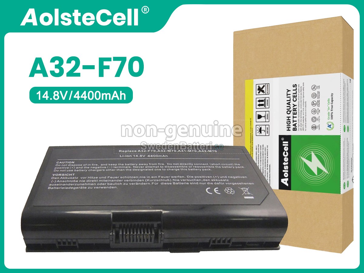 batteri till Asus X72S